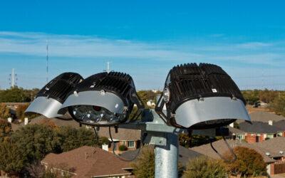 Drones with High-Resolution Cameras Are Essential Tools for Industrial Lighting Inspections