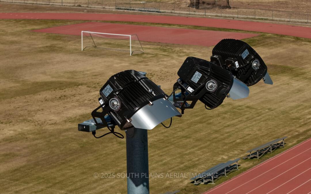 Drones with High-Resolution Cameras Are Essential Tools for Industrial Lighting Inspections